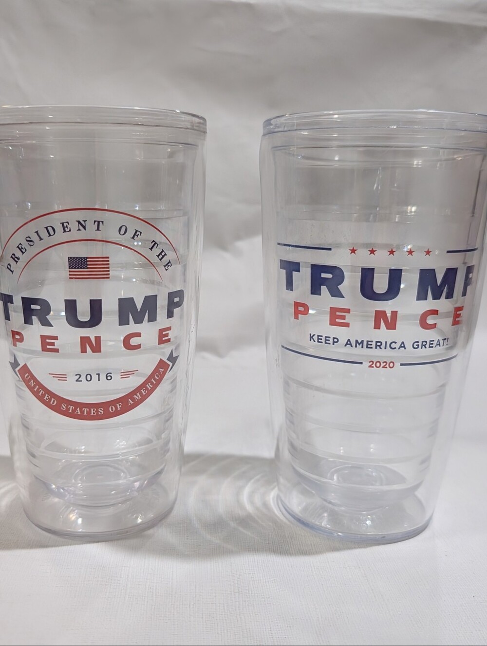 Trump Pence 2016 President of the USA & 2020 Keep America Great Tervis Tumblers